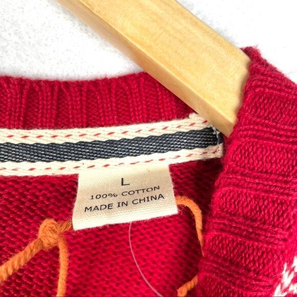 -Weatherproof Holiday Sweater NWOT L - Picture 5 of 7